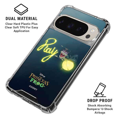 Disney Princess and The Frog Ray Pixel 9/9 Pro Clear Case